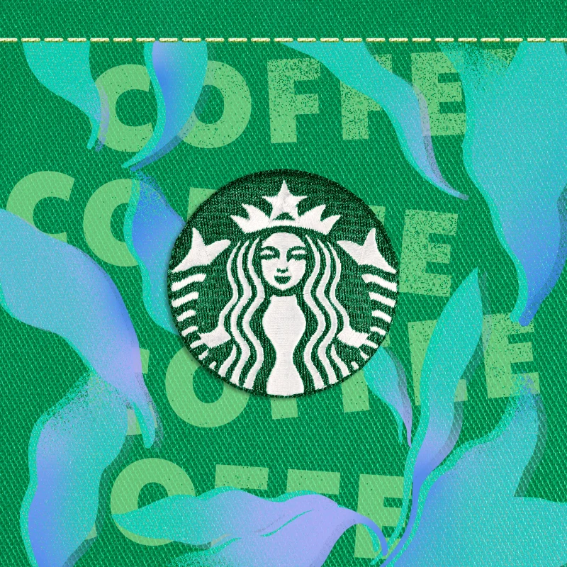 The Starbucks® Green Apron Stamp #74