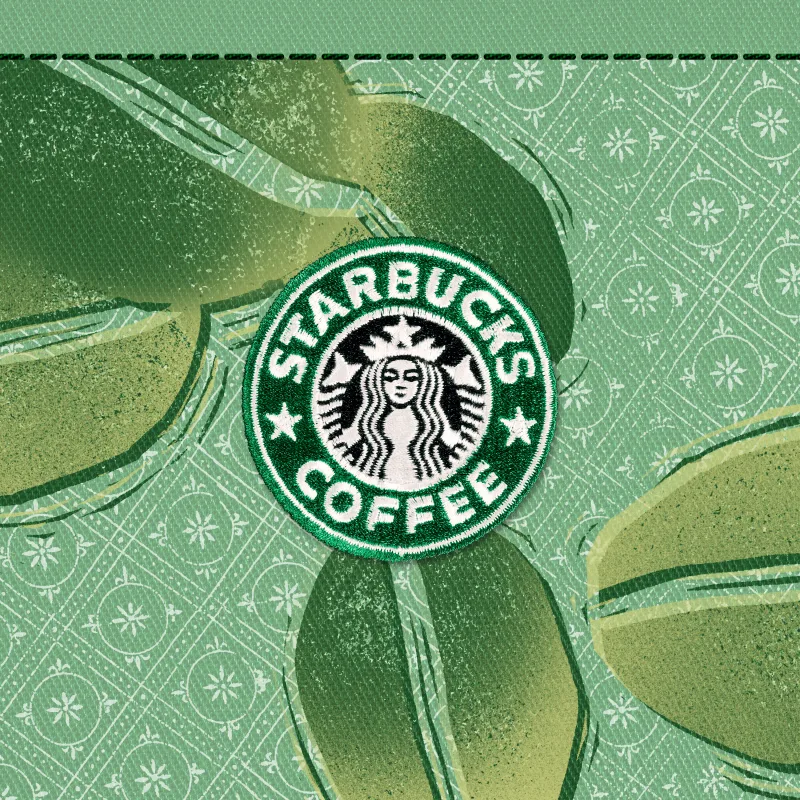 The Starbucks® Green Apron Stamp #131