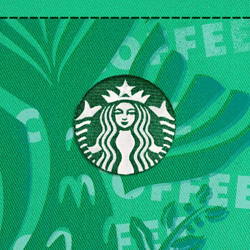 The Starbucks® Green Apron Stamp #86