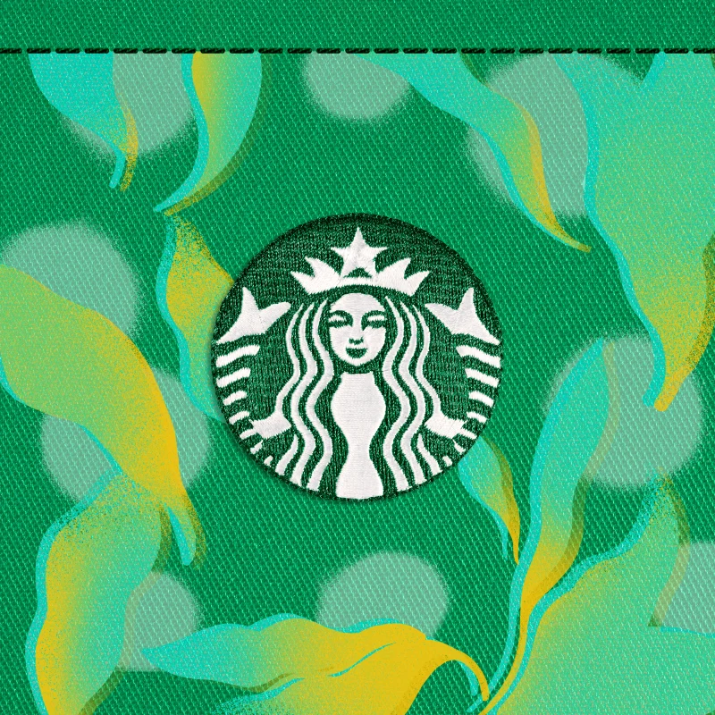 The Starbucks® Green Apron Stamp #3259