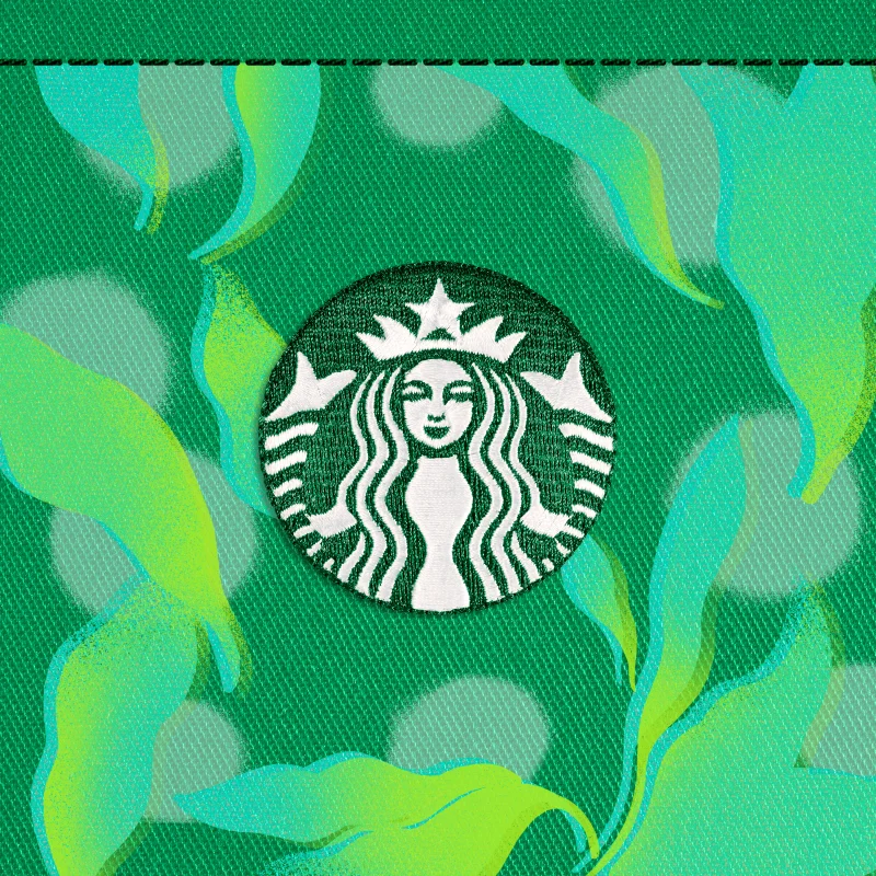 The Starbucks® Green Apron Stamp #3255