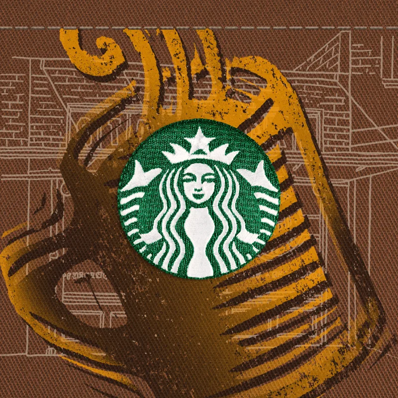 The Starbucks® Green Apron Stamp #506