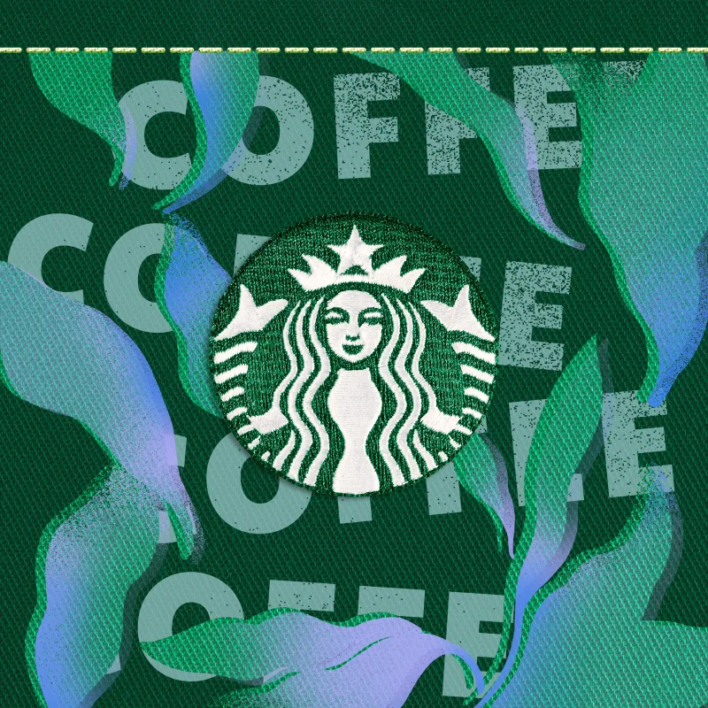 The Starbucks® Green Apron Stamp #581