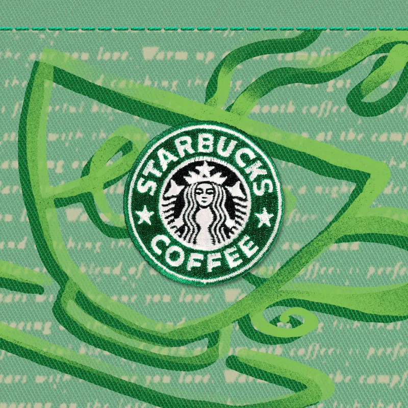 The Starbucks® Green Apron Stamp #378