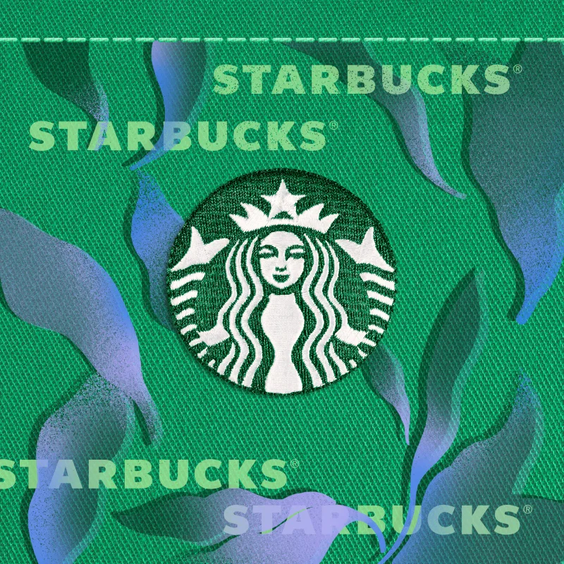 The Starbucks® Green Apron Stamp #595