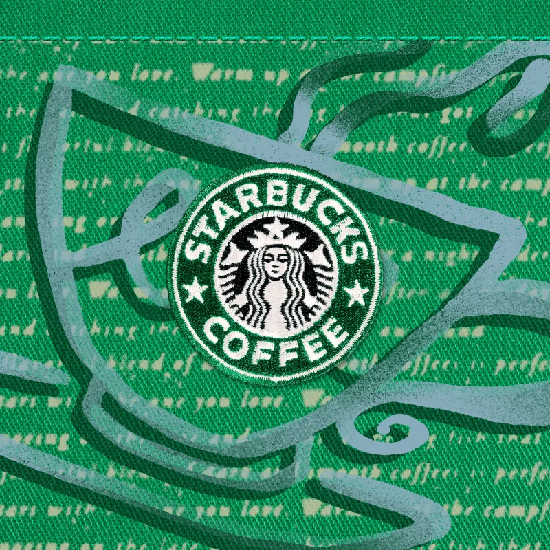 The Starbucks® Green Apron Stamp #449