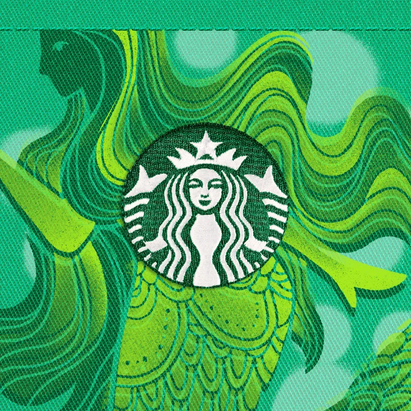 The Starbucks® Green Apron Stamp #415