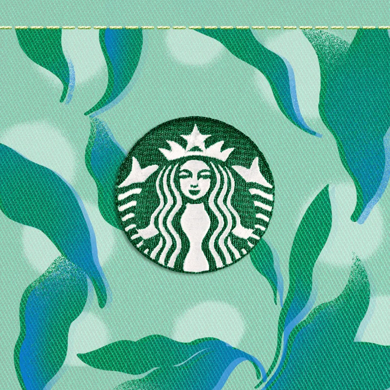 The Starbucks® Green Apron Stamp #687