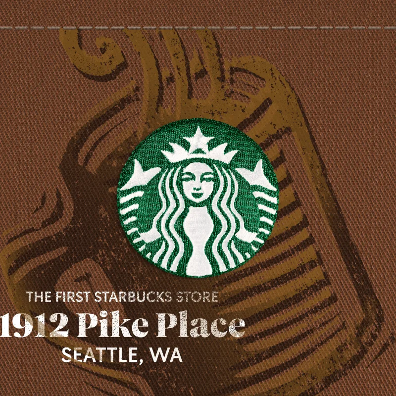 The Starbucks® Green Apron Stamp #800