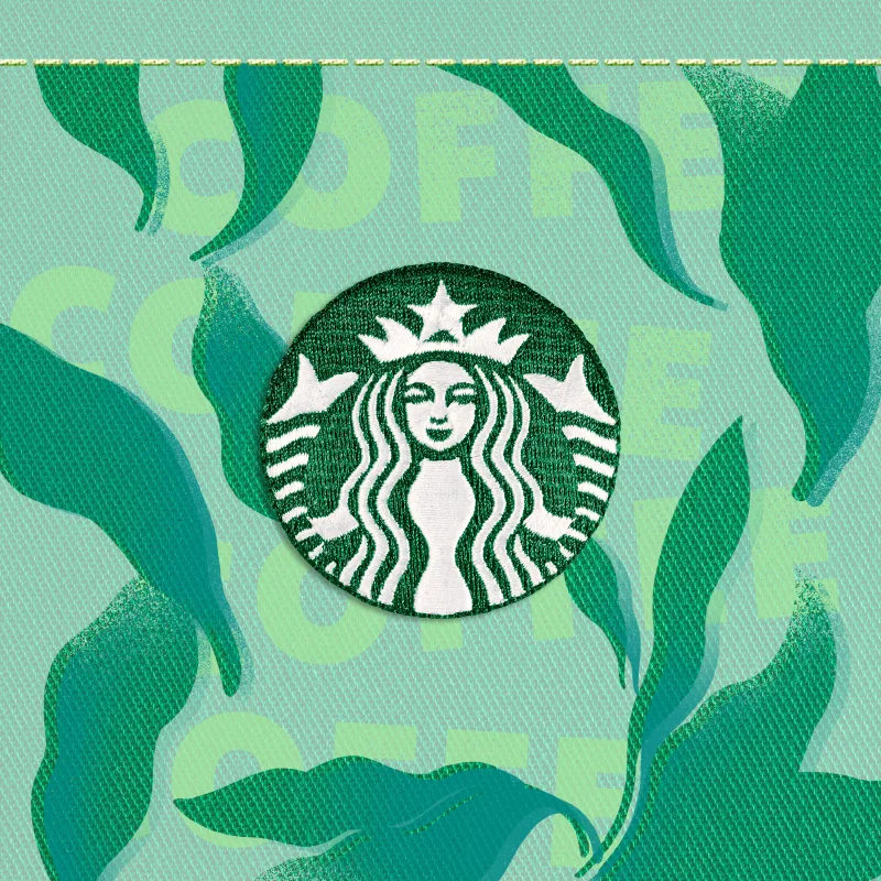 The Starbucks® Green Apron Stamp #1077