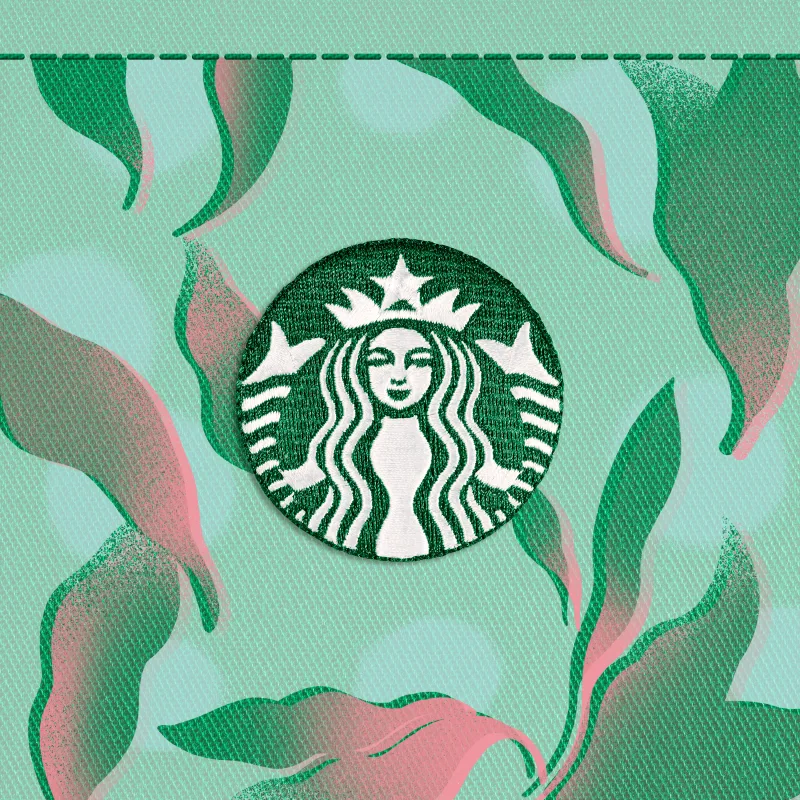 The Starbucks® Green Apron Stamp #1218