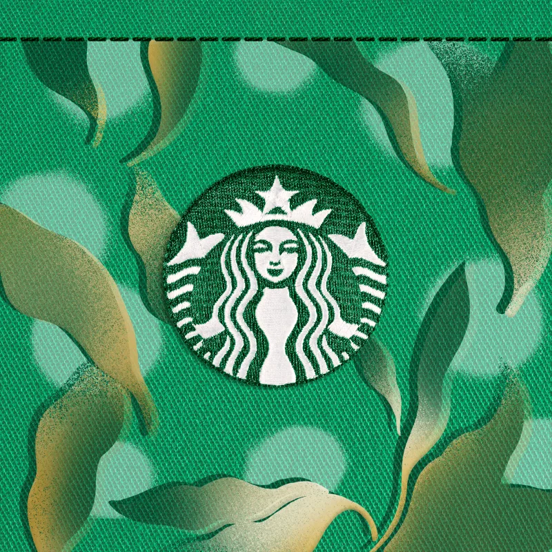 The Starbucks® Green Apron Stamp #1267