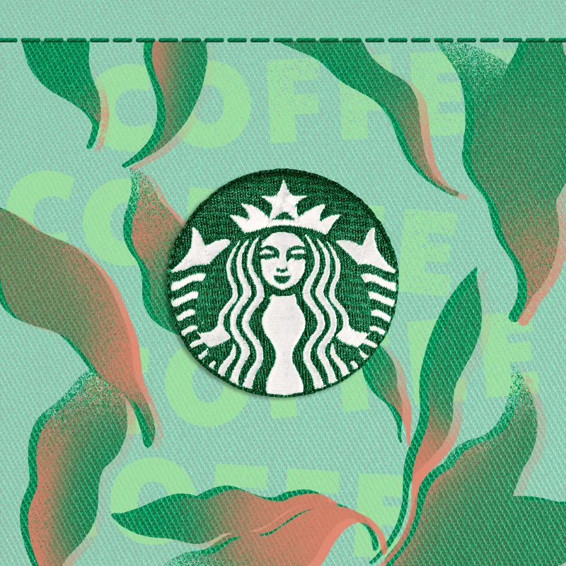 The Starbucks® Green Apron Stamp #1986