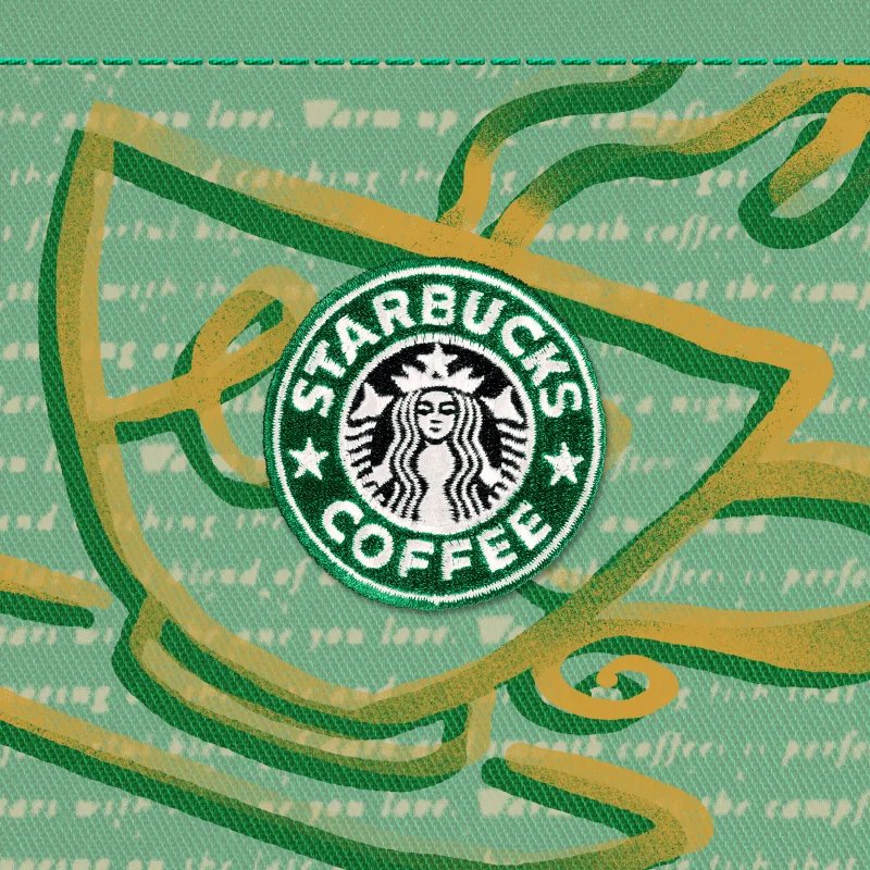 The Starbucks® Green Apron Stamp #1893