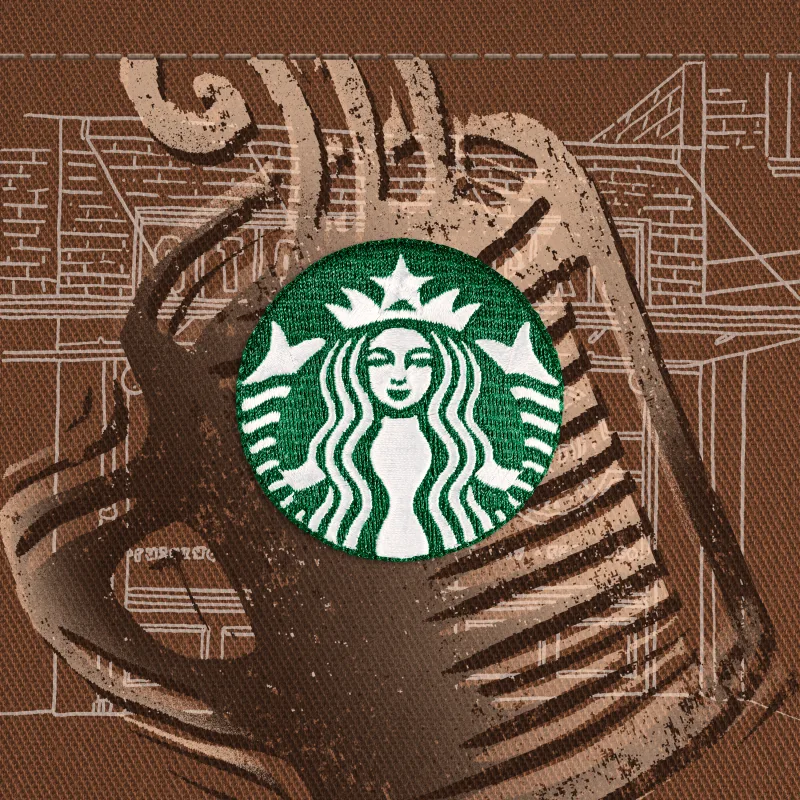 The Starbucks® Green Apron Stamp #1725
