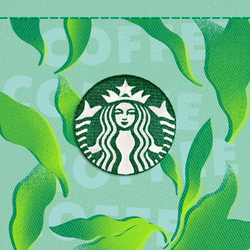 The Starbucks® Green Apron Stamp #2155