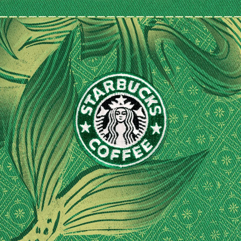 The Starbucks® Green Apron Stamp #2454