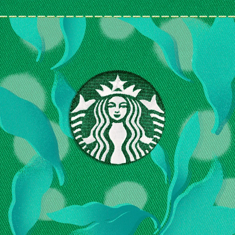 The Starbucks® Green Apron Stamp #2787