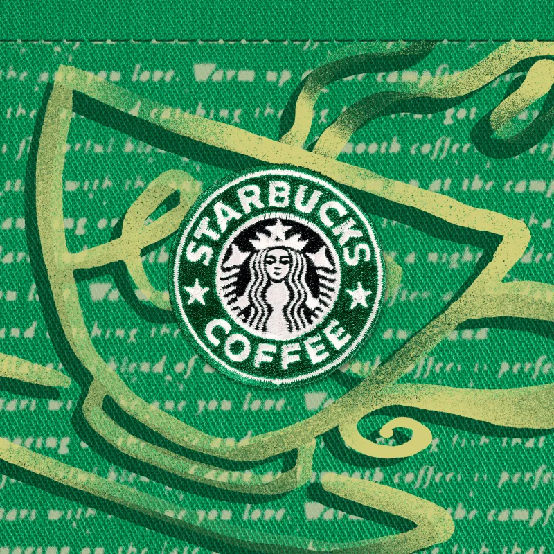 The Starbucks® Green Apron Stamp #2703