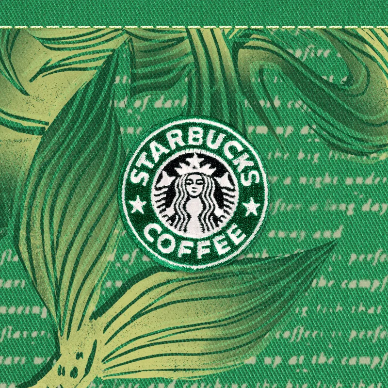 The Starbucks® Green Apron Stamp #2589