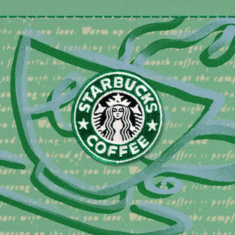 The Starbucks® Green Apron Stamp #2881