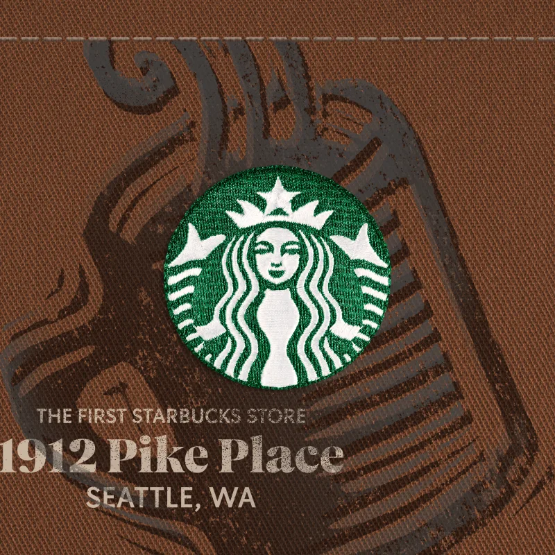 The Starbucks® Green Apron Stamp #2139