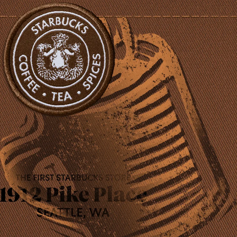 The Starbucks® Green Apron Stamp #670