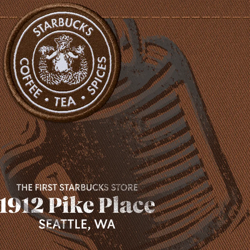 The Starbucks® Green Apron Stamp #1814