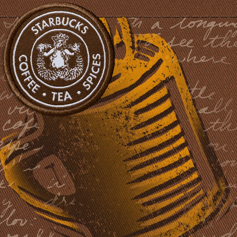 The Starbucks® Green Apron Stamp #1074
