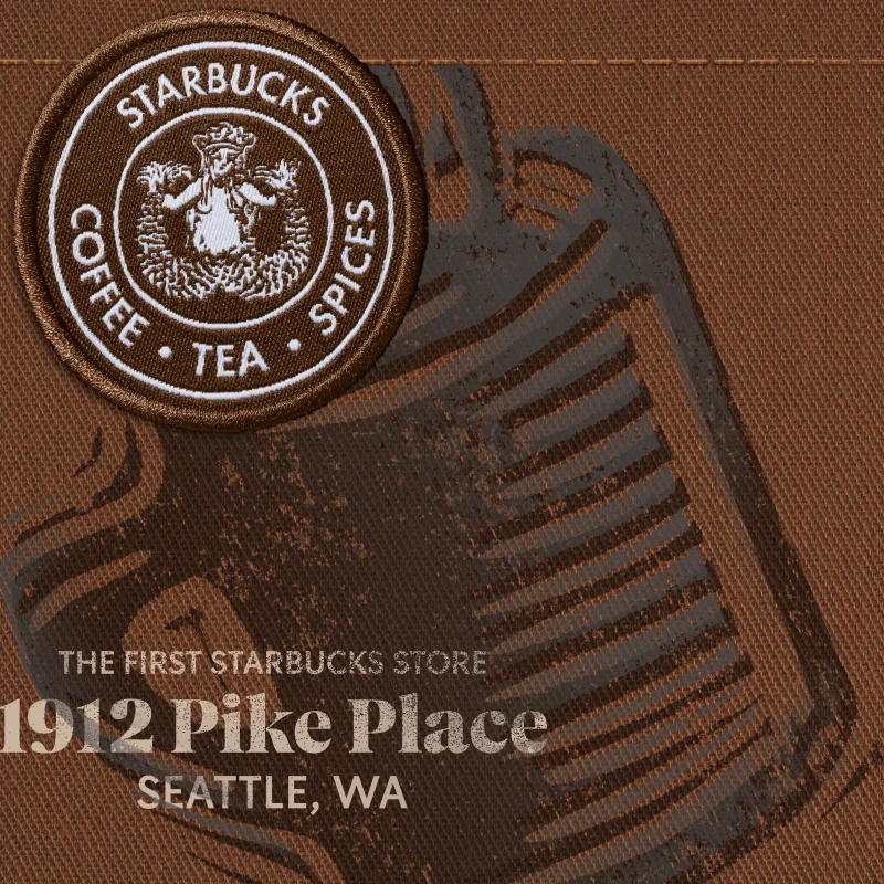 The Starbucks® Green Apron Stamp #2252