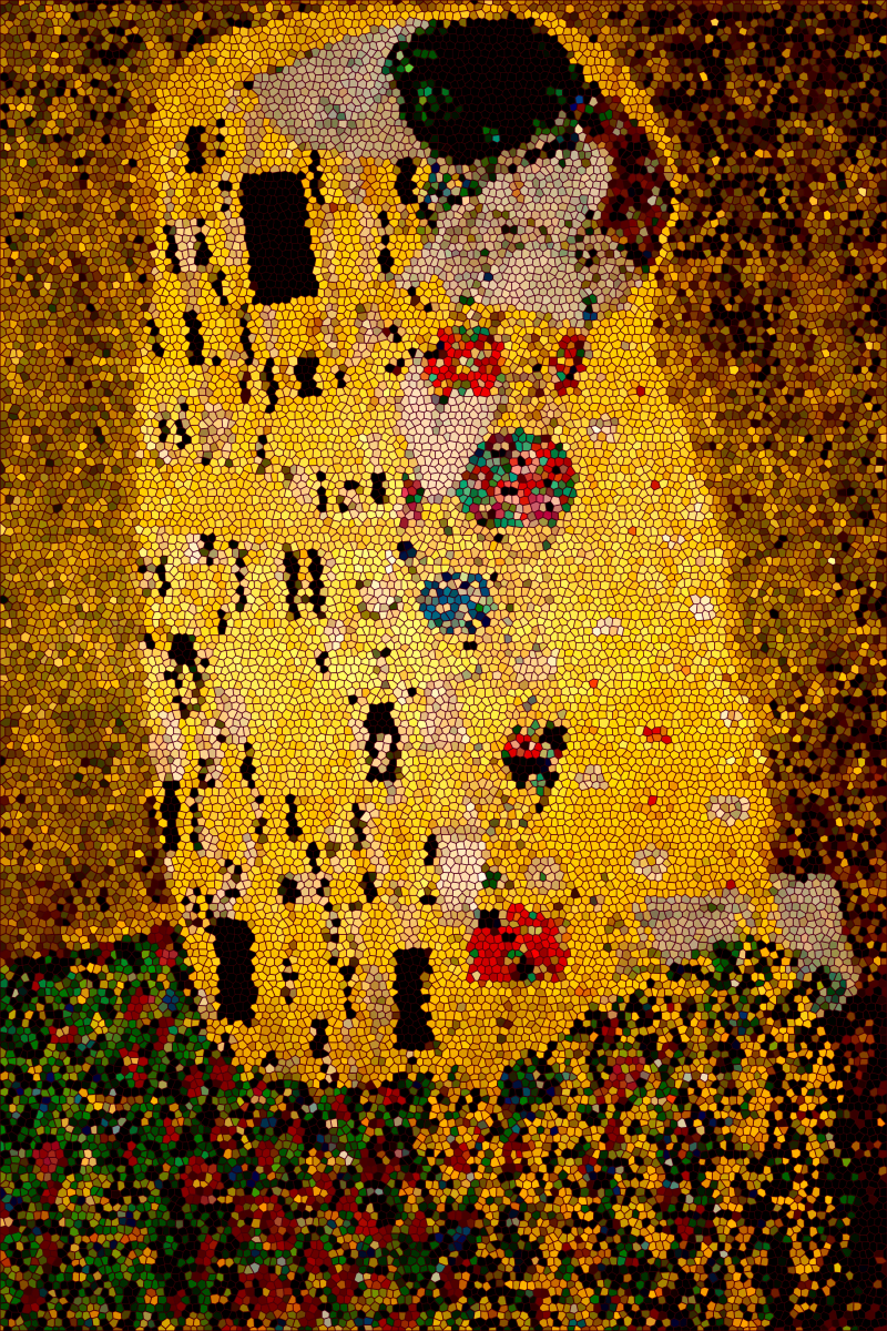 Mosaic The Kiss