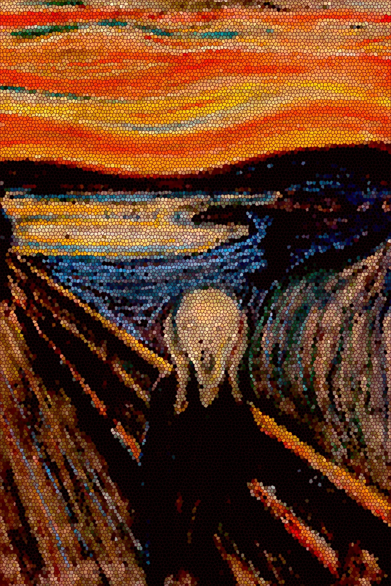 Mosaic The Scream