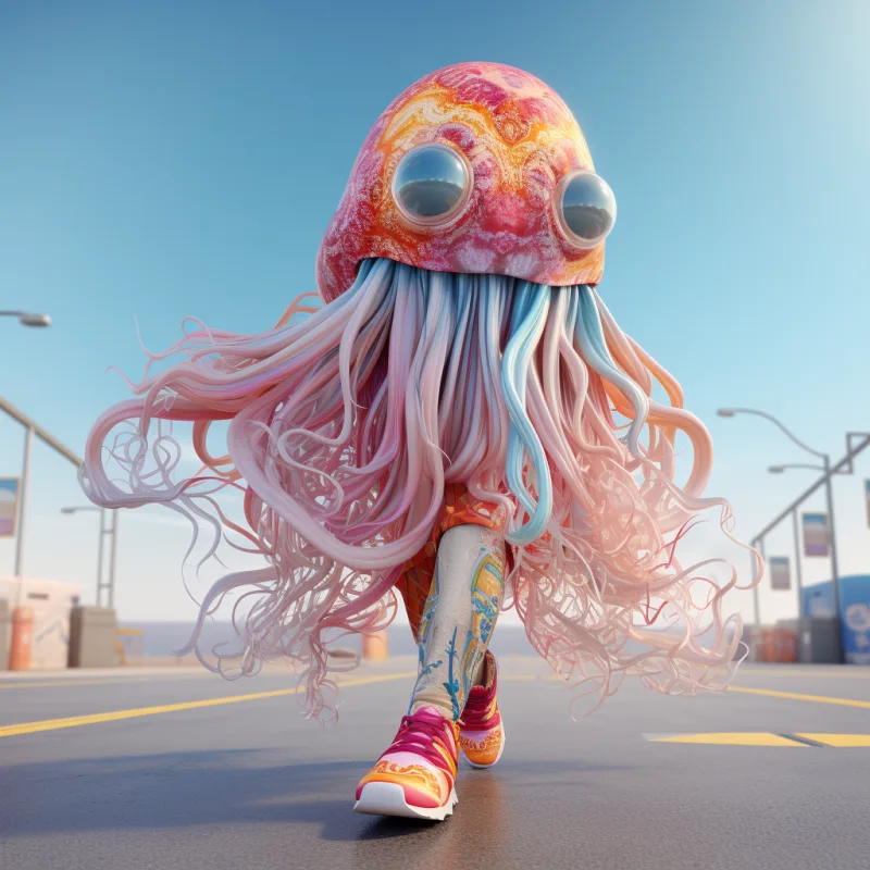 Hippie Jellyfish Sandra