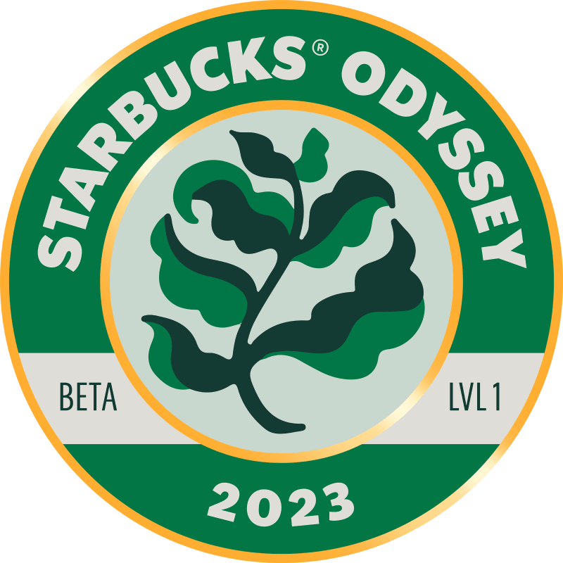 2023 Starbucks Odyssey Achievement Stamp: Level 1 #1421