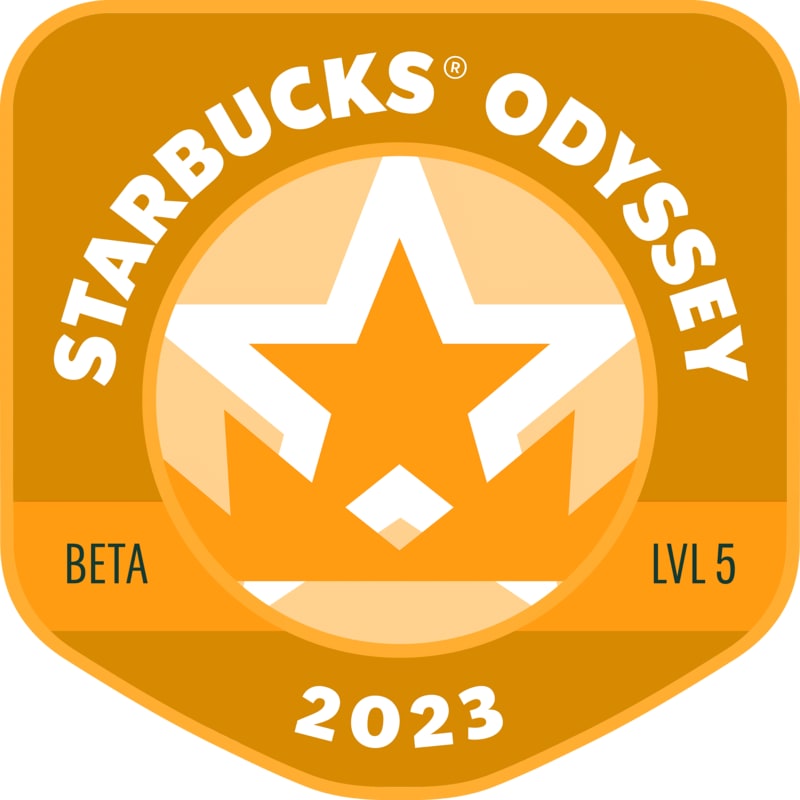 2023 Starbucks Odyssey Achievement Stamp: Level 5