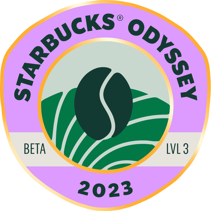 2023 Starbucks Odyssey Achievement Stamp: Level 3 #213