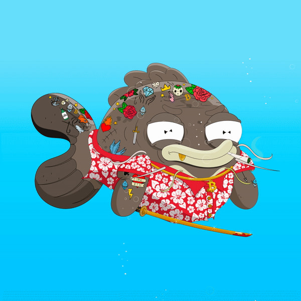 Based Fish Mafia Aquarium banner
