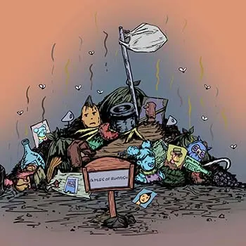 Apilesofrubbish banner