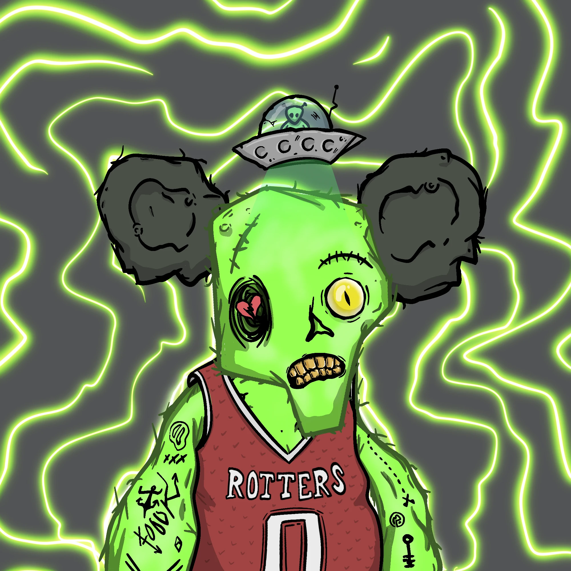 Rotten Anti Social Club banner