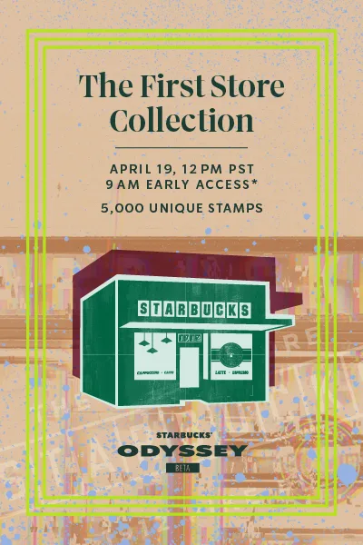 The First Store Collection Stamp banner
