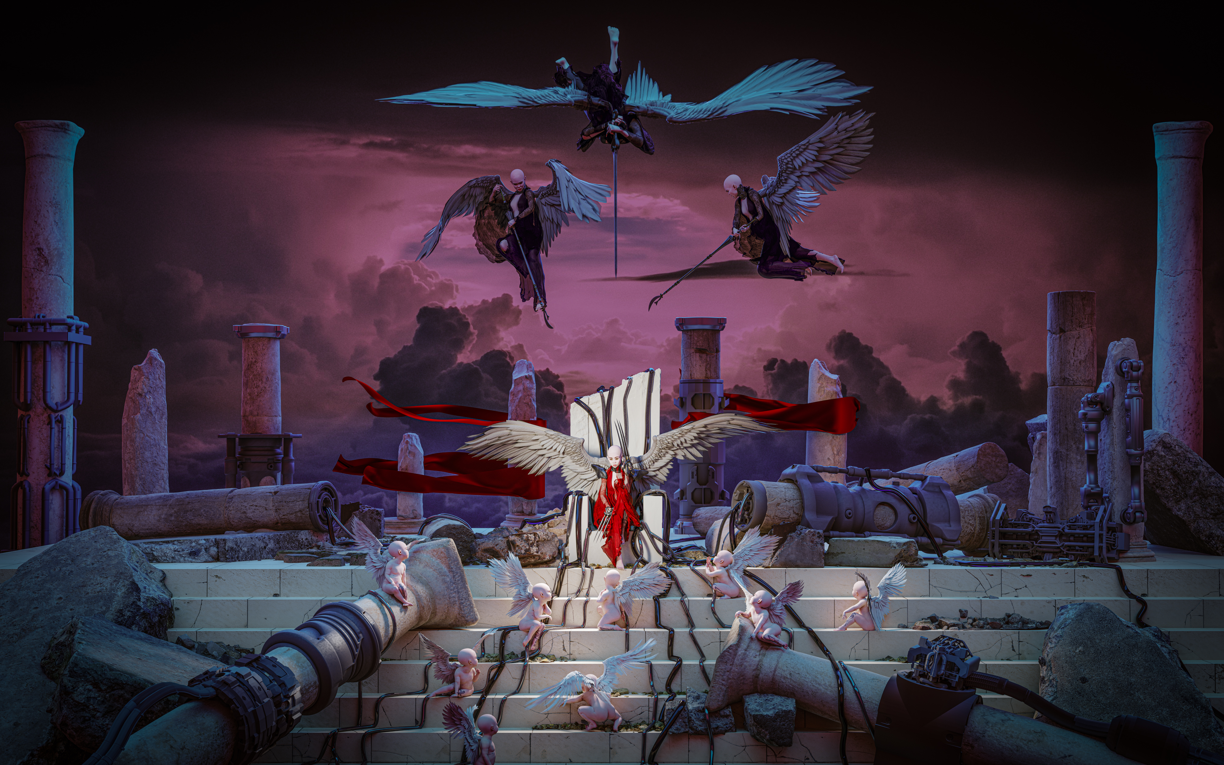 Grimes - WarNymph Collection Vol 1 - Gods in Hi-res #10/10 - NFT # 27300030010