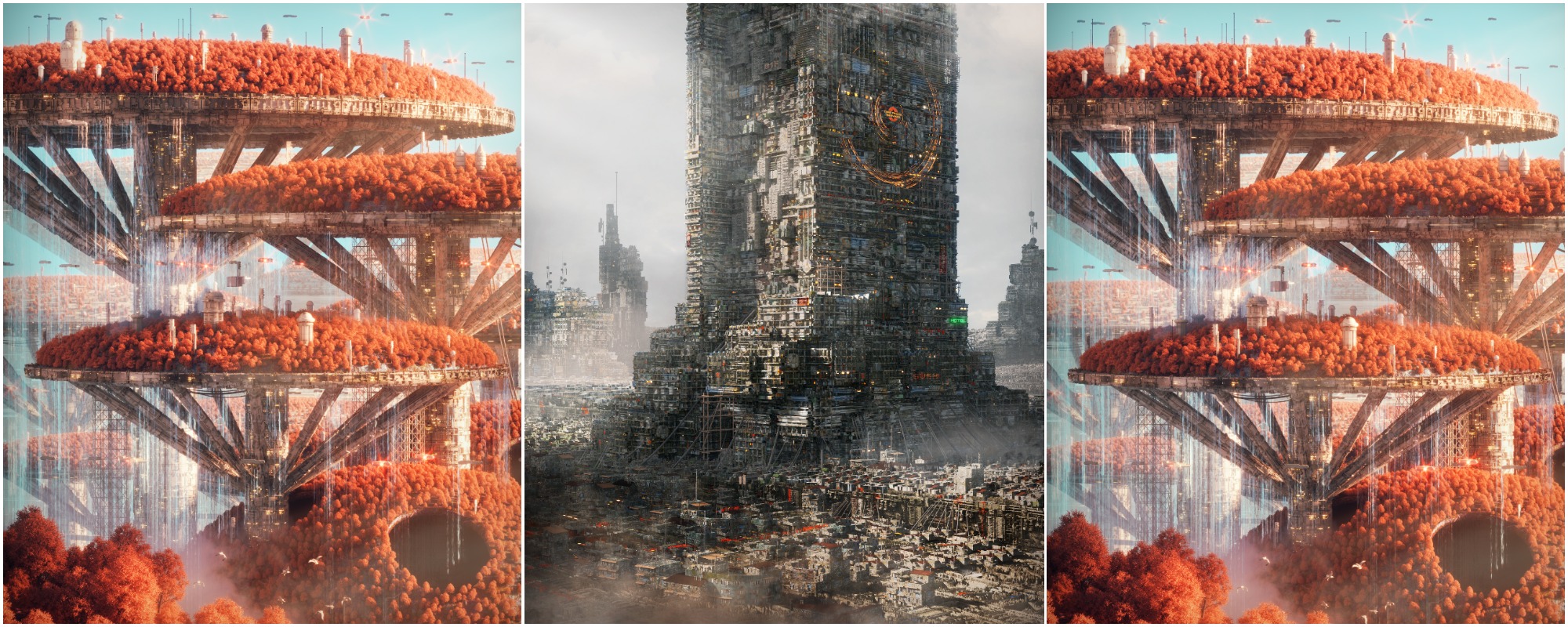 Utopia vs Dystopia : Different Visions of The Future, Open Editions by Annibale Siconolfi | Inward