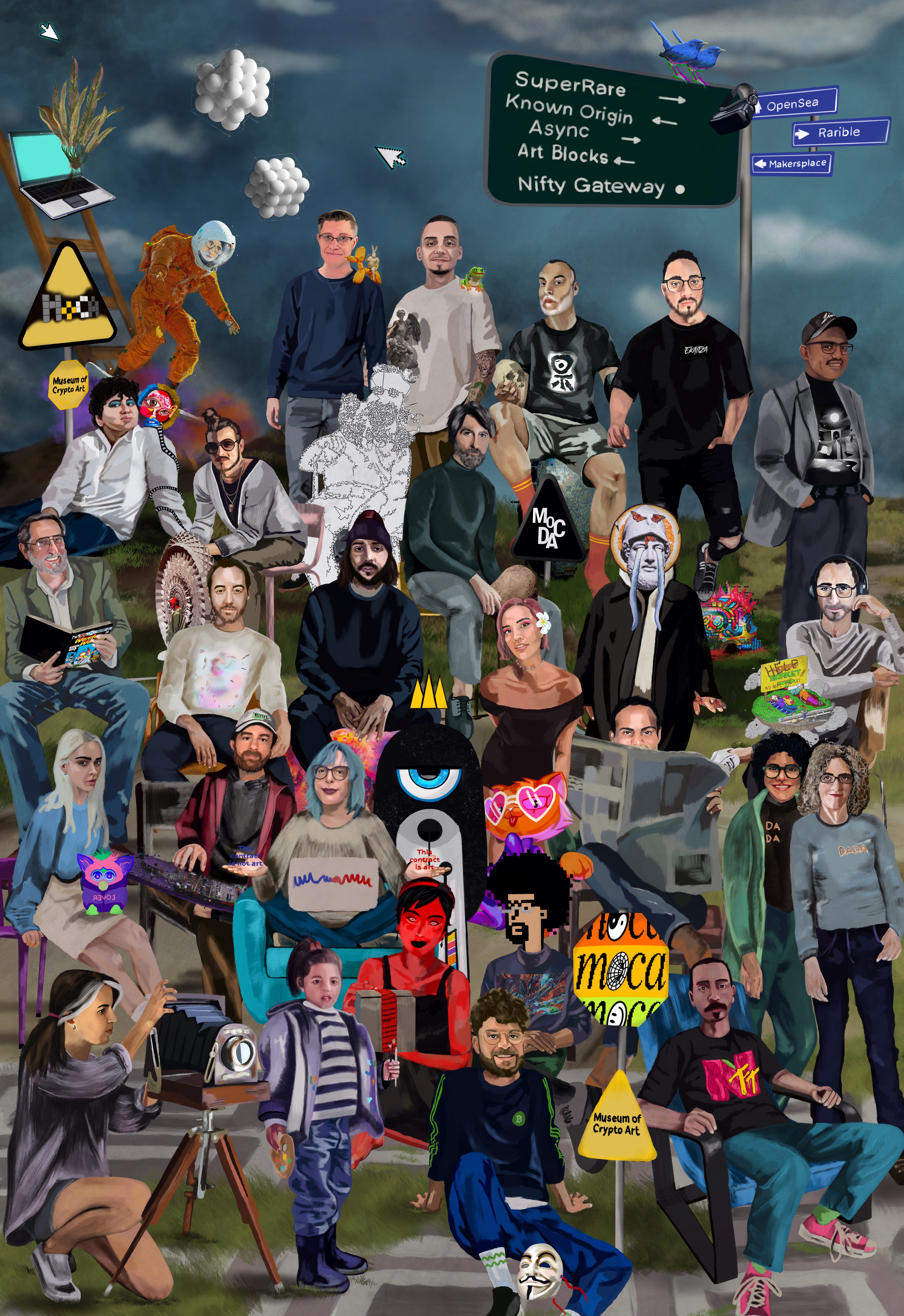 A HISTORY OF CRYPTOART - left #1/165