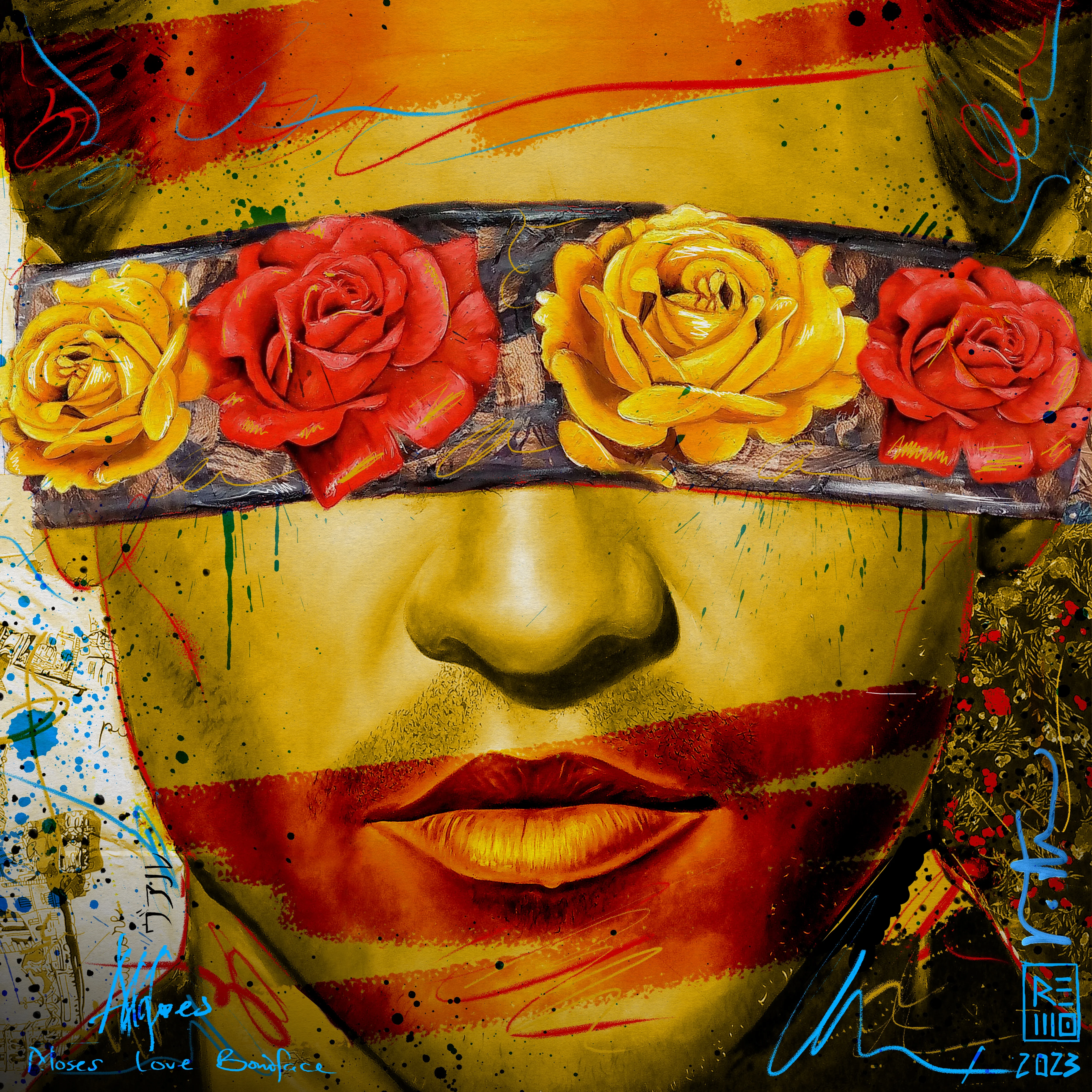 Enigmatic Yellow & Red
