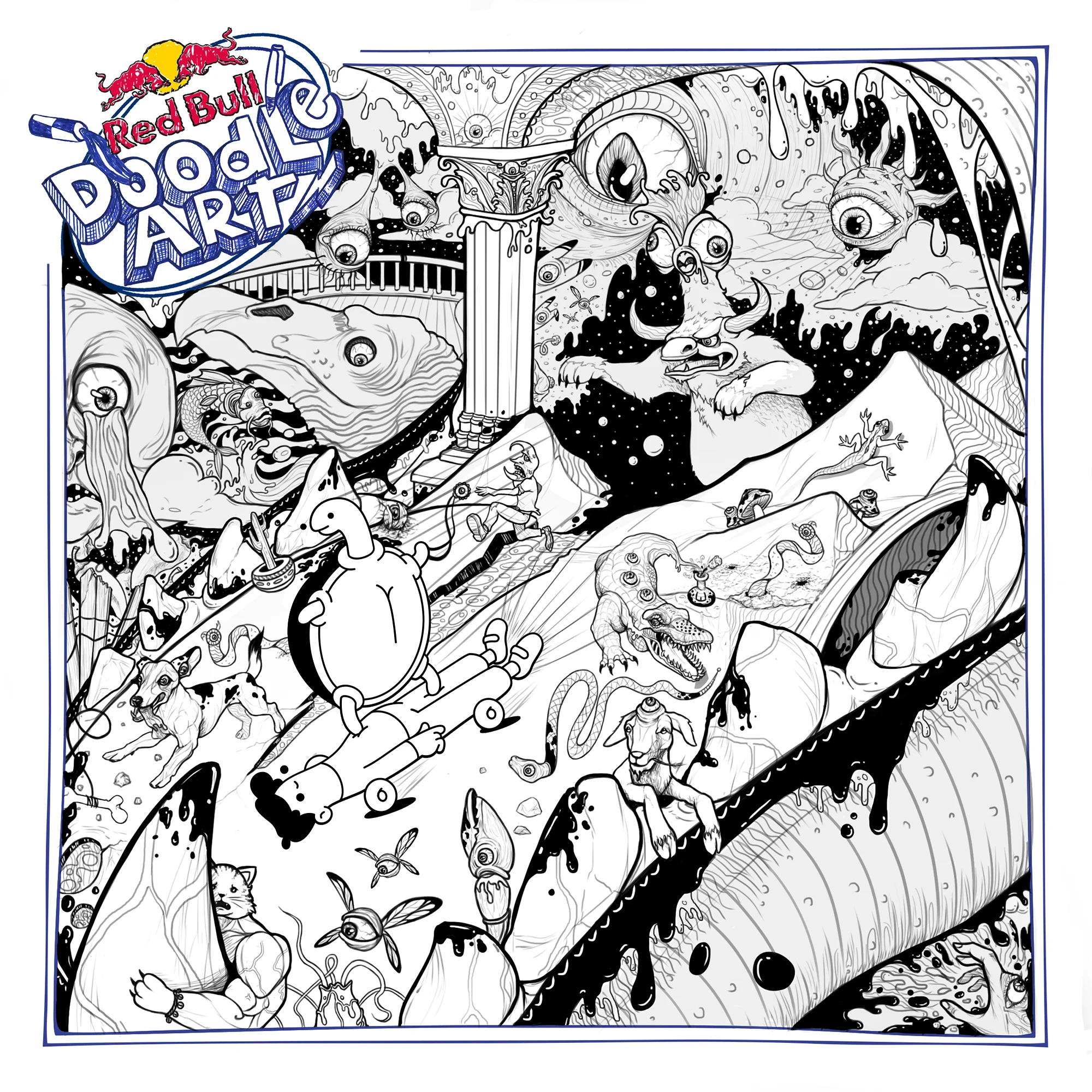 Red Bull Doodle Art Collection mentored by Burnt Toast #90/12935