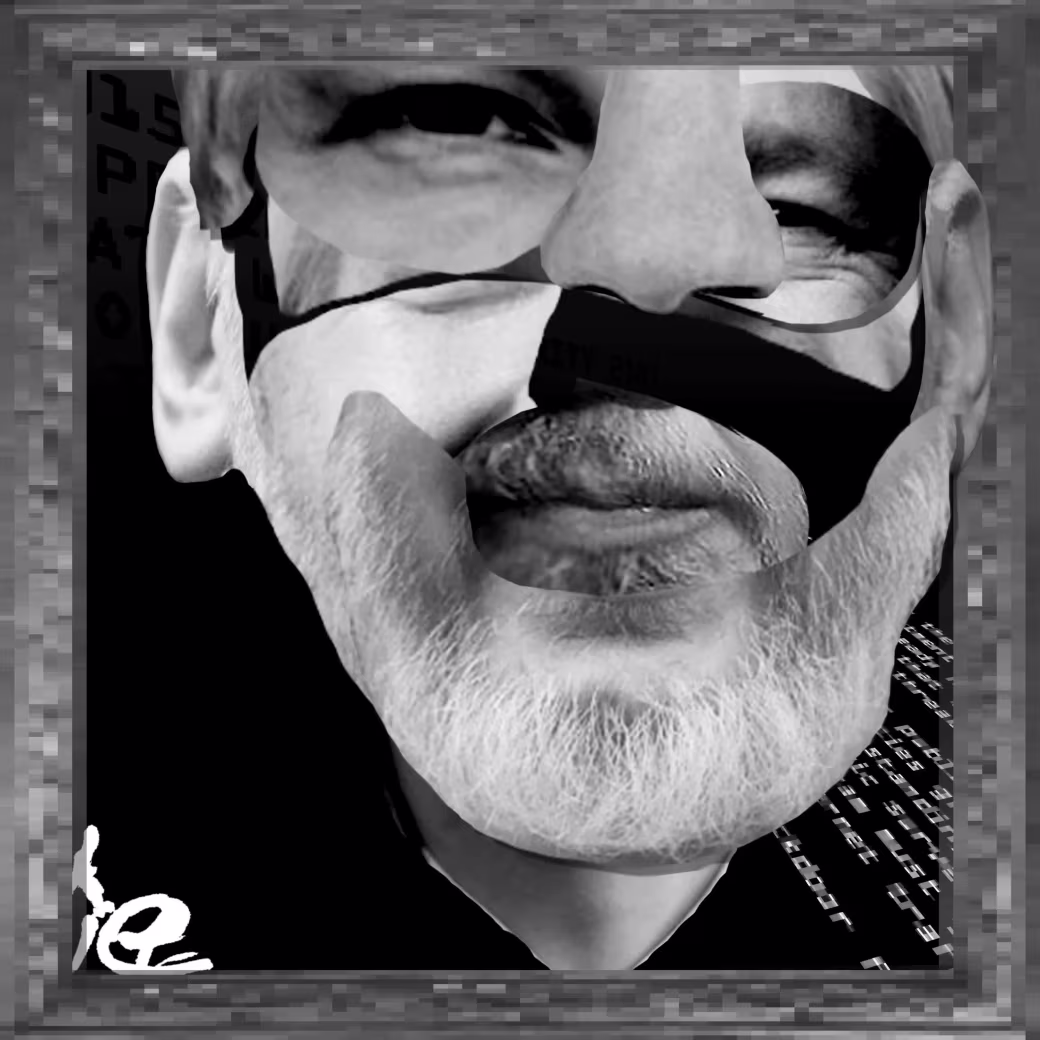 Julian Assange - Decentral Eyes (Silver Edition) #1/5