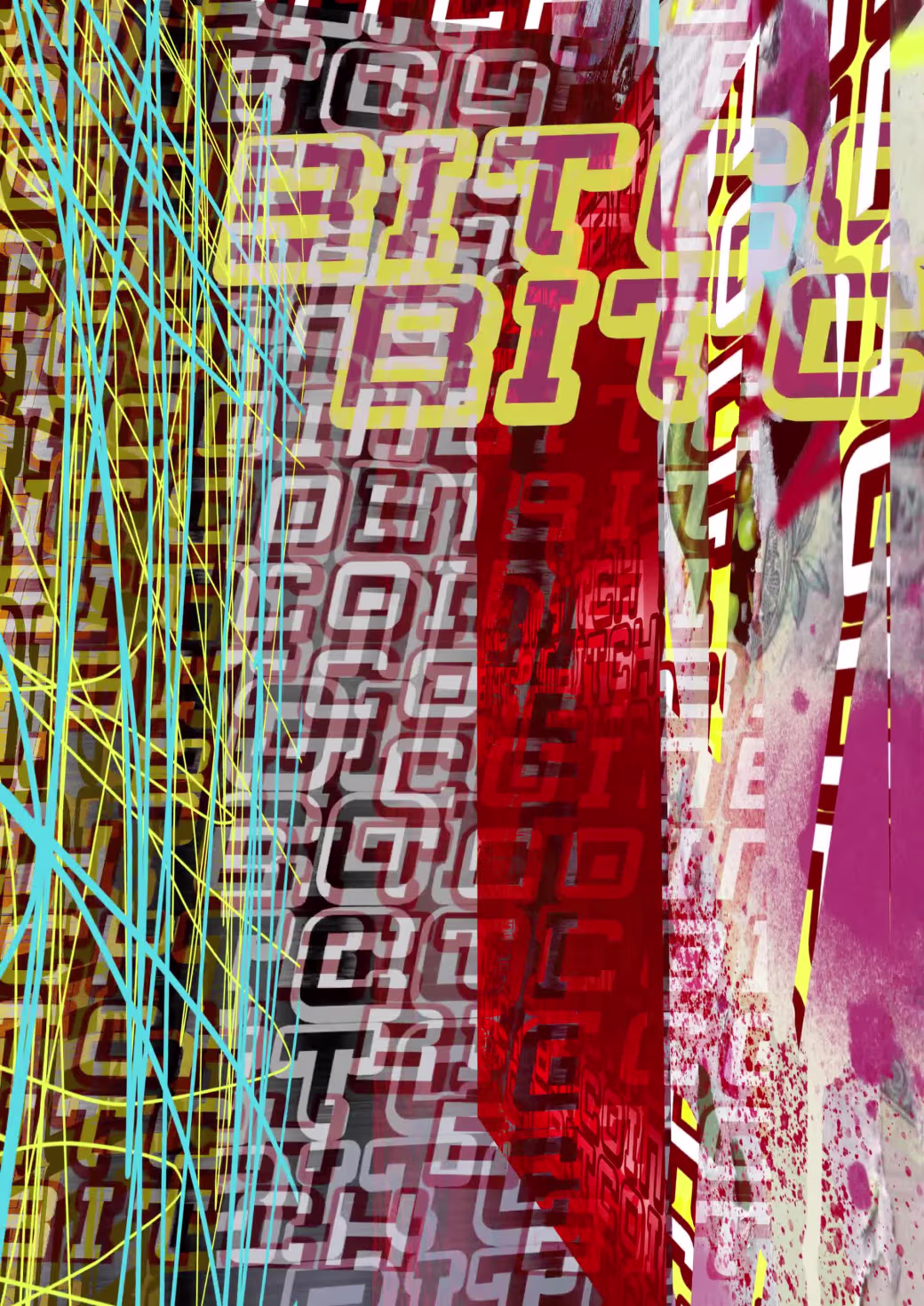 BITCOIN BITCH GRAFFITI