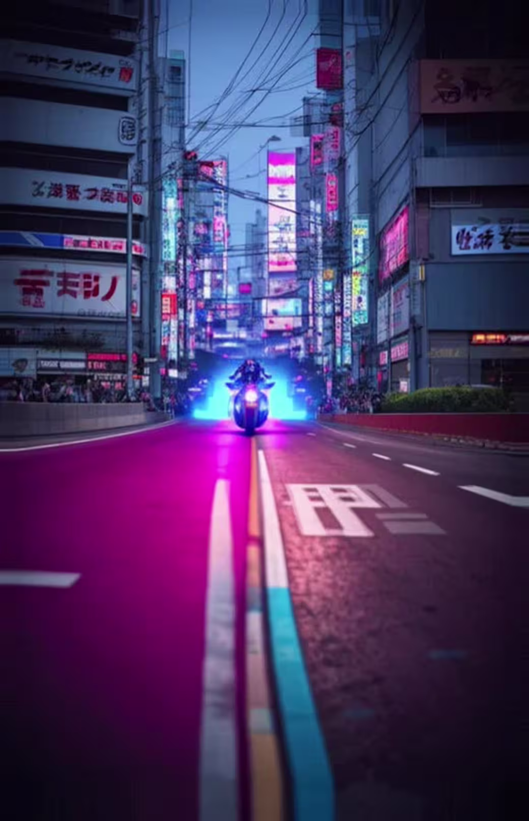 Synthwave Biker