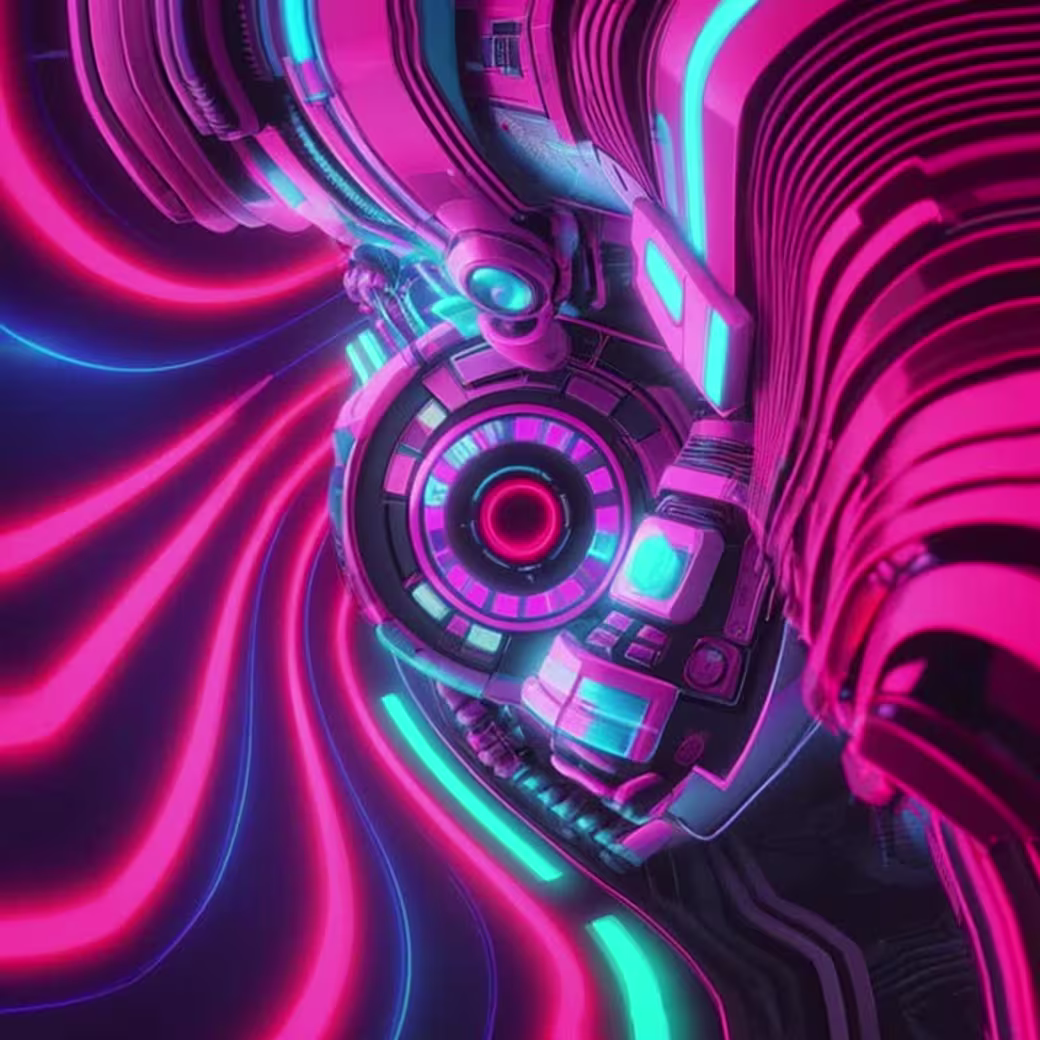 Synthwave Droid