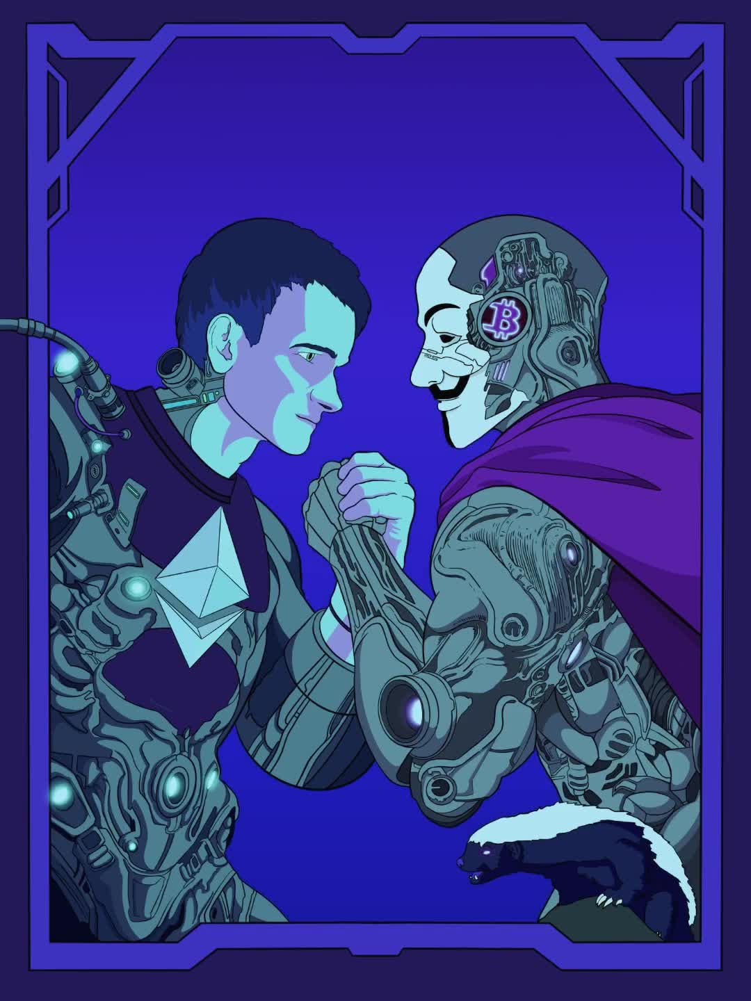 A Spark Ignites a New Fire (Blue)